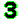数字 ３