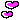 デコメ絵文字｜ハート＊桃